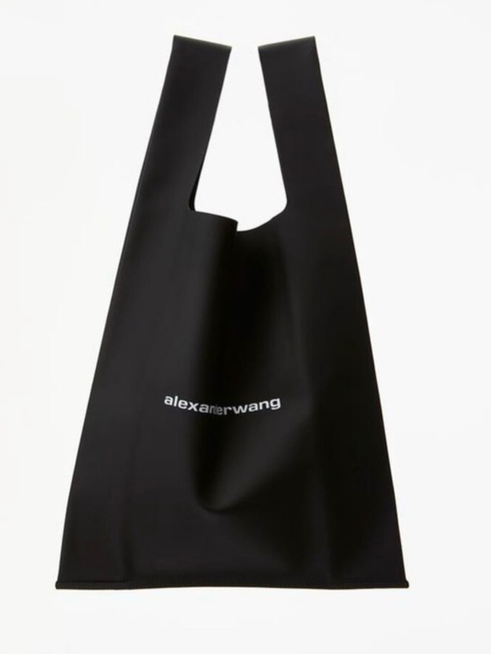 Alexander Wang Black Logo rubber Tote